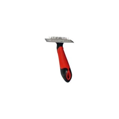 Karlie 1030217 Spazzola professionale per cani, taglia M, in gomma, rosso/nero, 16,5 x 6,5 cm Karlie 1030217 Spazzola professionale per cani, taglia M, in gomma, rosso/nero, 16,5 x 6,5 cm