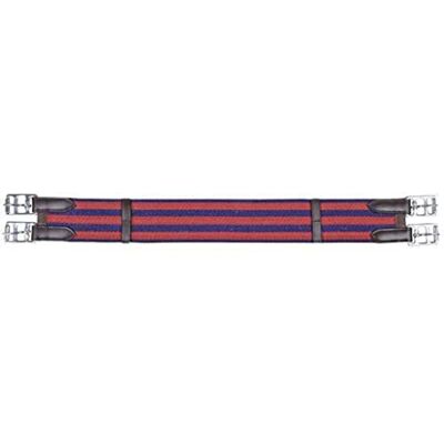 HKM Shetty 6530 Cinghia per sellino in tessuto 60, colore: blu/rosso HKM Shetty 6530 Cinghia per sellino in tessuto 60, colore: blu/rosso