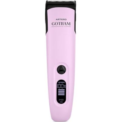 ARTERO Gotham tosatrice per cani senza filo, lama 5 in 1, lilla Rivestimento DLC, regolabile da 0,5 a 2,5 mm, 2 velocità, 8 pettini guida, base di ricarica USB-C ARTERO Gotham tosatrice per cani senza filo, lama 5 in 1, lilla Rivestimento DLC, regolabile da 0,5 a 2,5 mm, 2 velocità, 8 pettini guida, base di ricarica USB-C