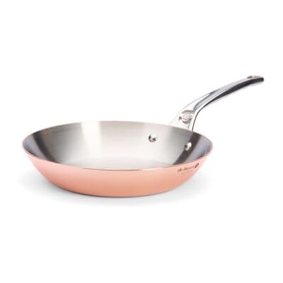 DE BUYER Padella tonda in rame e acciaio INOX 2 mm DE BUYER Padella tonda in rame e acciaio INOX 2 mm