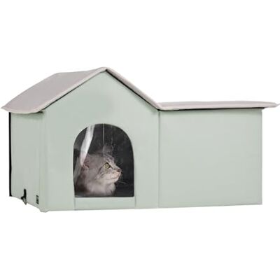 VEVOR Riscaldato per Gatti 65x53 cm, Tessuto Oxford 600D, Regolabile 40-60℃, Verde VEVOR Riscaldato per Gatti 65x53 cm, Tessuto Oxford 600D, Regolabile 40-60℃, Verde