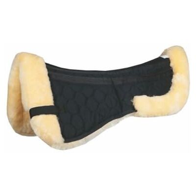 HKM Style Cuscino correttivo in pelle d'agnello Naturale One Size HKM Style Cuscino correttivo in pelle d'agnello Naturale One Size
