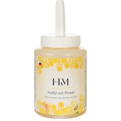 HKM Olio per zoccoli nel flacone con pennello Naturale 450 ml HKM Olio per zoccoli nel flacone con pennello Naturale 450 ml