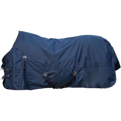 HKM Kombi 2 Coperta da esterno con sistema a clip Rosso Scuro 155 HKM Kombi 2 Coperta da esterno con sistema a clip Rosso Scuro 155