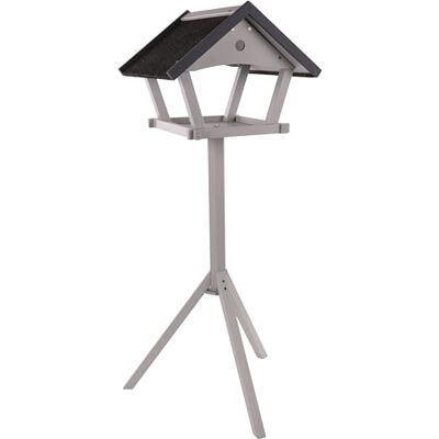 Flamingo Mangiatoia per uccelli – con supporto Cottage Tjorn in legno trattato con tetto bitume 138cm Flamingo Mangiatoia per uccelli – con supporto Cottage Tjorn in legno trattato con tetto bitume 138cm