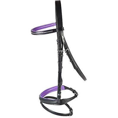 PFIFF Briglia Staines, Mini shetty Nero-Viola PFIFF Briglia Staines, Mini shetty Nero-Viola
