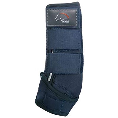 HKM - Softoprengamaschen Colour - Blu scuro - M - Protezione zampe cavallo HKM - Softoprengamaschen Colour - Blu scuro - M - Protezione zampe cavallo