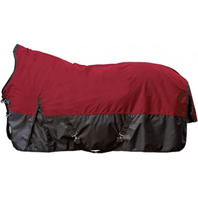 HKM Halifax 3091 Copertine per cavallo, colore: rosso/nero 155 HKM Halifax 3091 Copertine per cavallo, colore: rosso/nero 155