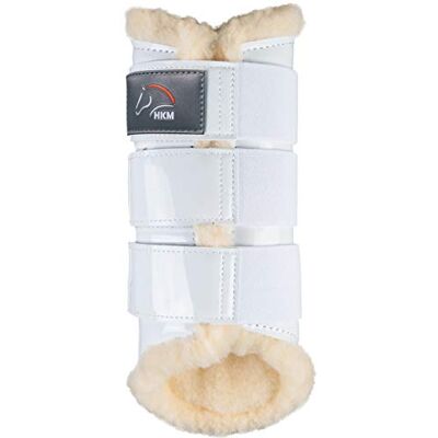 HKM Stinchiere Comfort Lack-, Unisex, Equipaggiamento per Cavalli, 4189, Bianco, XL HKM Stinchiere Comfort Lack-, Unisex, Equipaggiamento per Cavalli, 4189, Bianco, XL
