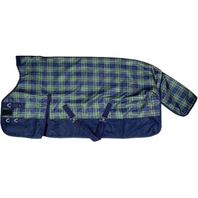 HKM Providence Karo Coperte per cavalli Blu navy/Verde 145 HKM Providence Karo Coperte per cavalli Blu navy/Verde 145