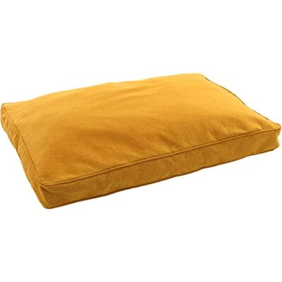 Flamingo Cuscino Ziva RETTANGOLARE + chiusura lampo + bordo giallo ocra, 100 x 70 x 12 cm Flamingo Cuscino Ziva RETTANGOLARE + chiusura lampo + bordo giallo ocra, 100 x 70 x 12 cm