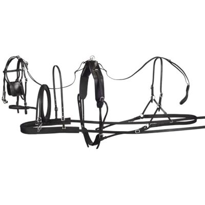 Tough 1 Leather Harness, , Nero, Cavallo Tough 1 Leather Harness, , Nero, Cavallo