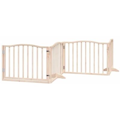 vidaXL Cancello per Cani con Porta Pieghevole 4 Pannelli 320 cm Pioppo, cancello per animali domestici, cancello per cani, cancello per cuccioli per scale vidaXL Cancello per Cani con Porta Pieghevole 4 Pannelli 320 cm Pioppo, cancello per animali domestici, cancello per cani, cancello per cuccioli per scale