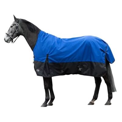 HKM Glasgow- 1200D, 100g Wattefüllung Coperta a collo alto Blu/Nero 115 HKM Glasgow- 1200D, 100g Wattefüllung Coperta a collo alto Blu/Nero 115