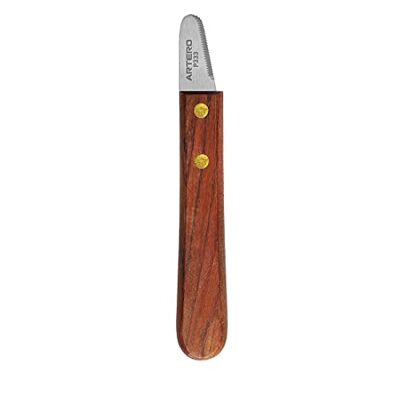 ARTERO coltello da stripping flatwork per cani a pelo duro 17 cm Orecchie, gola e posteriore, plucking e definizione, rifinitura del mantello, uso in toelettatura ARTERO coltello da stripping flatwork per cani a pelo duro 17 cm Orecchie, gola e posteriore, plucking e definizione, rifinitura del mantello, uso in toelettatura