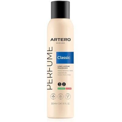 ARTERO Classic profumo per cani e gatti fragranza elegante 300 ml Formato toelettatura, nota delicata e sobria, spray per la finitura, persistente sul mantello, cosmetica vegana ARTERO Classic profumo per cani e gatti fragranza elegante 300 ml Formato toelettatura, nota delicata e sobria, spray per la finitura, persistente sul mantello, cosmetica vegana