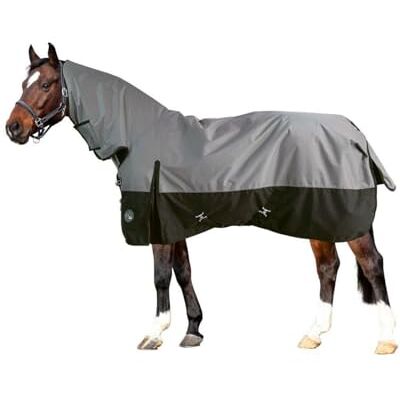 HKM Scandinavia Coperte per Cavallo Grigio/Nero 85 HKM Scandinavia Coperte per Cavallo Grigio/Nero 85