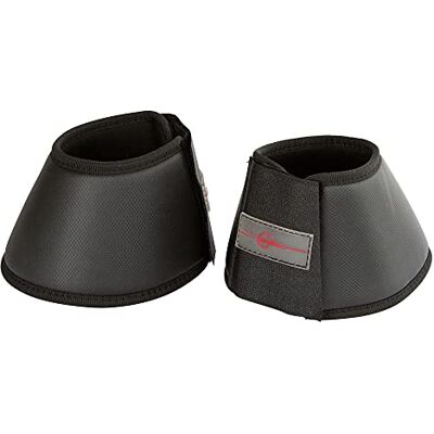 Covalliero , 2 Campane per Zoccolo Protecto, Nero, shetty, Gomma Sintetica, Cavallo, Assorbimento degli Urti, Chiusura in Doppia Covalliero , 2 Campane per Zoccolo Protecto, Nero, shetty, Gomma Sintetica, Cavallo, Assorbimento degli Urti, Chiusura in Doppia