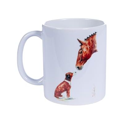 HKM Jan Künster Friends, Tazza in Ceramica Unisex Adulto, Bianco, Taglia Unica HKM Jan Künster Friends, Tazza in Ceramica Unisex Adulto, Bianco, Taglia Unica