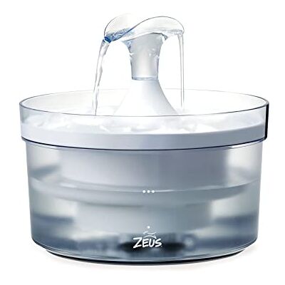Zeus Fresh & Clear Dog Drinking Fountain with Waterfall Spout Zeus Fresh & Clear Dog Drinking Fountain with Waterfall Spout