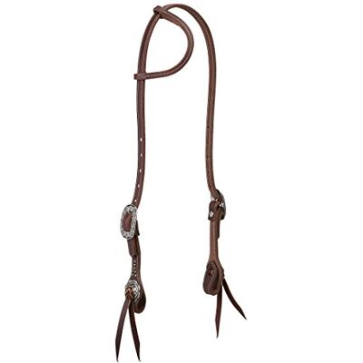 Weaver Leather Working Tack Testiera Scorrevole con ferramenta Floreale, Modello Weaver Leather Working Tack Testiera Scorrevole con ferramenta Floreale, Modello