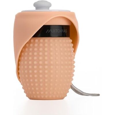 Muitomas , Borraccia per Cani Portatile e AntiPerdite, Compatta e Leggera, Capacità di 350 ml, Colore Peach Fuzz Muitomas , Borraccia per Cani Portatile e AntiPerdite, Compatta e Leggera, Capacità di 350 ml, Colore Peach Fuzz