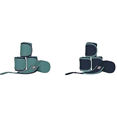 HKM Vororder Tutore per cavallo, colore: menta/blu scuro, 300 cm HKM Vororder Tutore per cavallo, colore: menta/blu scuro, 300 cm