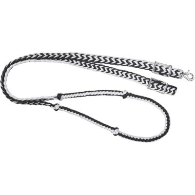 Tough 1 Redini per Corde annodate, Nero/Bianco, 2,5 cm x 2,5 m Tough 1 Redini per Corde annodate, Nero/Bianco, 2,5 cm x 2,5 m