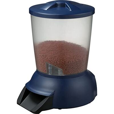 AQUAFORTE Acquaforte alimentatore automatico pesce alimentatore automatico con funzionamento a batteria da 12 V e il trasformatore, blu AQUAFORTE Acquaforte alimentatore automatico pesce alimentatore automatico con funzionamento a batteria da 12 V e il trasformatore, blu