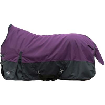 HKM Glasgow- 1200D, 300g Wattefüllung Coperta a collo alto Prugna/Nero 145 HKM Glasgow- 1200D, 300g Wattefüllung Coperta a collo alto Prugna/Nero 145
