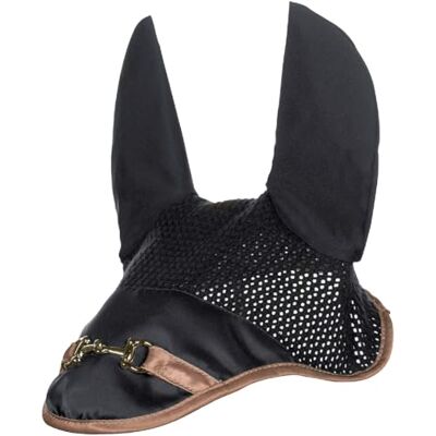 HKM Golden Bit Cuffia per le orecchie Blu Profondo Pony HKM Golden Bit Cuffia per le orecchie Blu Profondo Pony