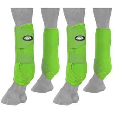 Tough 1 Extreme Vented Set di Stivali Sportivi, Taglia M, Colore Verde Fluo Tough 1 Extreme Vented Set di Stivali Sportivi, Taglia M, Colore Verde Fluo