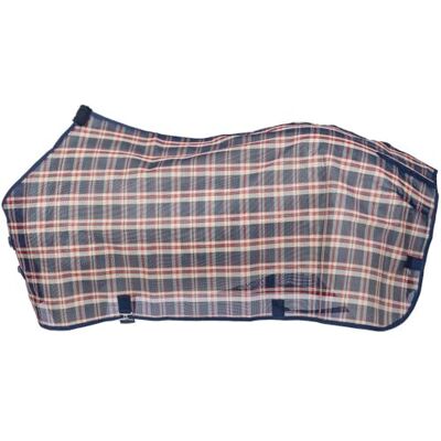 Tough 1 Tough-1 PVC rivestito Mesh Tri-Shield Fly Sheet, blu navy, 78 pollici Tough 1 Tough-1 PVC rivestito Mesh Tri-Shield Fly Sheet, blu navy, 78 pollici