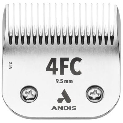 Andis Lama per Tosatrice per Animali Domestici in Acciaio al Carbonio Ceramicedge, Misura 4Fc, Lunghezza di Taglio 3/8 Pollici, Acciaio Inossidabile Andis Lama per Tosatrice per Animali Domestici in Acciaio al Carbonio Ceramicedge, Misura 4Fc, Lunghezza di Taglio 3/8 Pollici, Acciaio Inossidabile