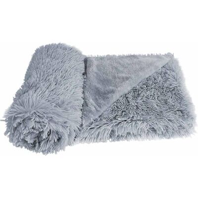 Nobby Coperta di peluche ESLA Classic grigio chiaro L x L 100 x 150 cm Nobby Coperta di peluche ESLA Classic grigio chiaro L x L 100 x 150 cm