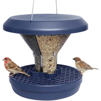 SWISSINNO Mangiatoia per Uccellini da Esterno "Davos" SMART BIRDS Casetta Cibo Uccelli Selvatici 2 Scomparti Antispreco A Prova di Topi e Ratti Resistente da Appendere Indaco SWISSINNO Mangiatoia per Uccellini da Esterno "Davos" SMART BIRDS Casetta Cibo Uccelli Selvatici 2 Scomparti Antispreco A Prova di Topi e Ratti Resistente da Appendere Indaco