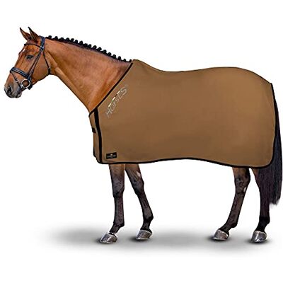 Horses , Coperta per Cavallo in Pile, Modello Basic, Morbida e Comoda, ideale per Trasporto e Dopo Lavoro, Nocciola 165 cm Horses , Coperta per Cavallo in Pile, Modello Basic, Morbida e Comoda, ideale per Trasporto e Dopo Lavoro, Nocciola 165 cm
