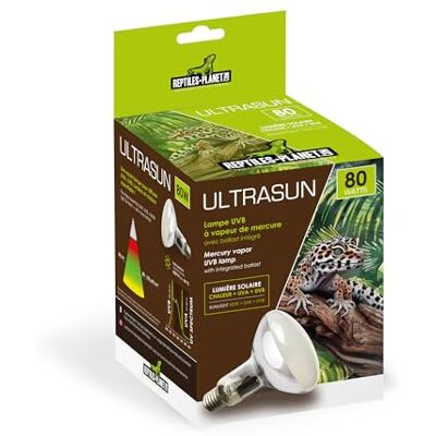 Lampada UVB Ultrasun Uv-B 80W per rettili Lampada UVB Ultrasun Uv-B 80W per rettili