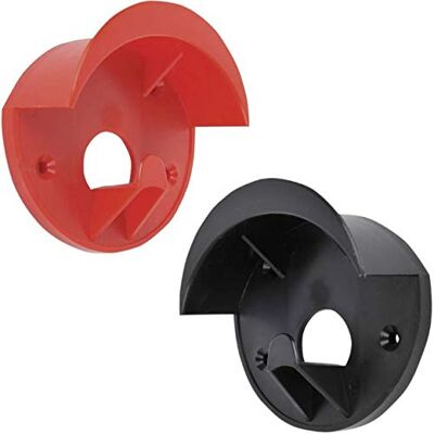HKM Portarivande in plastica, M, Colore: Nero HKM Portarivande in plastica, M, Colore: Nero