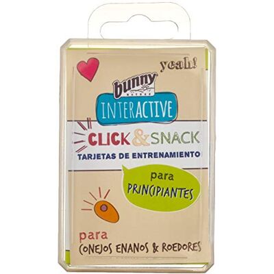 Bunny Click And Snack Training Cards Start 6UD Articolo per la casa, Nero, Normale Bunny Click And Snack Training Cards Start 6UD Articolo per la casa, Nero, Normale