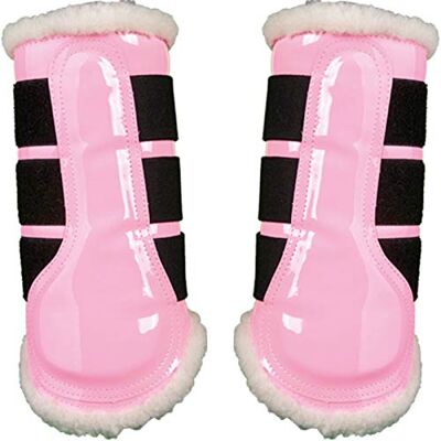 HKM Stinchiere Comfort Lack-, Unisex, Equipaggiamento per Cavalli, 4189, Colore: Rosa, S HKM Stinchiere Comfort Lack-, Unisex, Equipaggiamento per Cavalli, 4189, Colore: Rosa, S