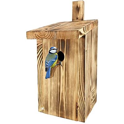 IDEA HOME LEVIATAN PARIDAE Nidi Naturali per Cinciallegra, Foro da 33 mm, Legno Massello, Casette per Gli Uccelli, Casette per Uccelli Resistenti alle Intemperie, Pronto all'uso, non richiede montaggio IDEA HOME LEVIATAN PARIDAE Nidi Naturali per Cinciallegra, Foro da 33 mm, Legno Massello, Casette per Gli Uccelli, Casette per Uccelli Resistenti alle Intemperie, Pronto all'uso, non richiede montaggio