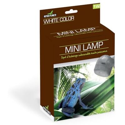 Reptiles-Planet Reptiles Planet Mini lampada LED bianca serpente o anfibi Reptiles-Planet Reptiles Planet Mini lampada LED bianca serpente o anfibi