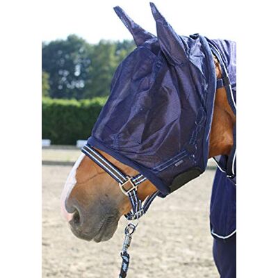 PFIFF 102144 Maschera per il viso con orecchie, zanzariera per insetti, colore blu, frangia PFIFF 102144 Maschera per il viso con orecchie, zanzariera per insetti, colore blu, frangia
