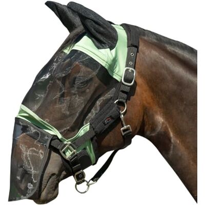 HKM Maschera anti mosche premium con protezione per le narici Uscita Pony HKM Maschera anti mosche premium con protezione per le narici Uscita Pony