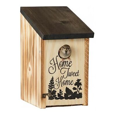 Relaxdays Nido Artificiale per Uccellini, da Appendere in Legno, Decorativo, 22x12x15 cm, Rosso e Verde Relaxdays Nido Artificiale per Uccellini, da Appendere in Legno, Decorativo, 22x12x15 cm, Rosso e Verde
