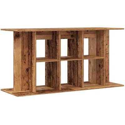vidaXL Supporto Acquario 120x40x60cm in Legno Multistrato Legno Antico vidaXL Supporto Acquario 120x40x60cm in Legno Multistrato Legno Antico