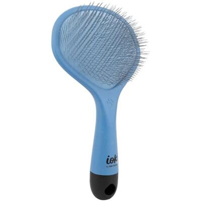 Beter Cepillo para perros y gatos IOK quita pelo muerto, enredos y nudos, Control muda, Cepillo carda de púas metálicas finas para mascotas, Todo tipo pelaje, Pelo largo y corto, Mini peine incluido Beter Cepillo para perros y gatos IOK quita pelo muerto, enredos y nudos, Control muda, Cepillo carda de púas metálicas finas para mascotas, Todo tipo pelaje, Pelo largo y corto, Mini peine incluido