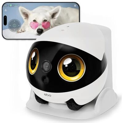 Enabot EBO Air 2S FamilyBot – Robot Telecamera Animali 2.5K, Batteria 9-10H, Tracciamento IA, Video Bidirezionale con Ricarica Auto e Storage Locale – per Gatti, Cani e Famiglia Enabot EBO Air 2S FamilyBot – Robot Telecamera Animali 2.5K, Batteria 9-10H, Tracciamento IA, Video Bidirezionale con Ricarica Auto e Storage Locale – per Gatti, Cani e Famiglia