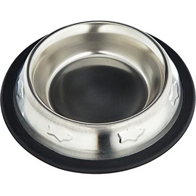 Arquivet Abbeveratoio in Acciaio Inossidabile Antiscivolo per Cane o Gatto Decorato Contenitore per Animali Ciotola per Cani e Gatti 240 ml / 15,5 cm Arquivet Abbeveratoio in Acciaio Inossidabile Antiscivolo per Cane o Gatto Decorato Contenitore per Animali Ciotola per Cani e Gatti 240 ml / 15,5 cm
